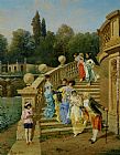 Filippo Indoni Count Borromeos Villa on Isola Betta Opposite Stresa on Late Maggiore painting